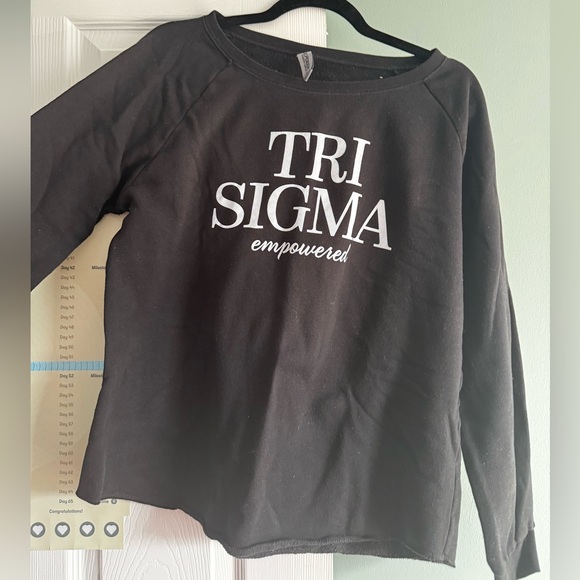 Rough edged Tri Sigma Official Sweatshirt - Picture 2 of 5